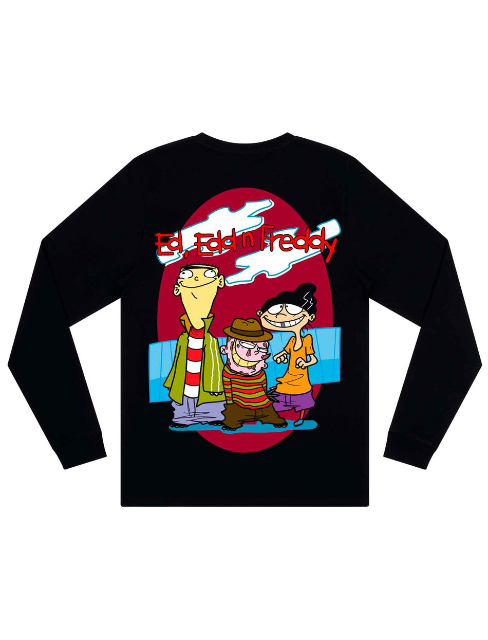 Ed, Edd & Freddy Long Sleeve T-Shirt - Save Our Souls Clothing