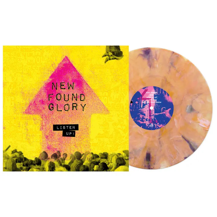 New Found Glory - Listen Up! (1LP Tropical Sunset Marble Vinyl)