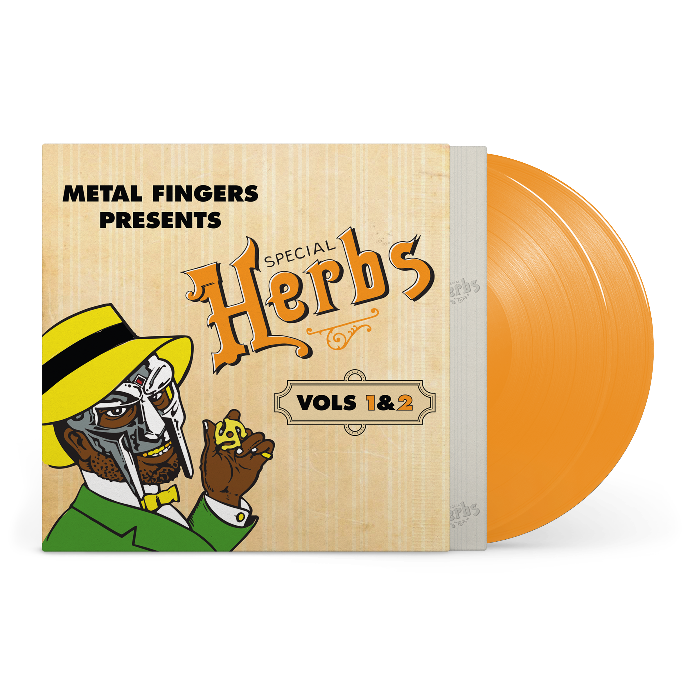 MF DOOM - Special Herbs Vol. 1 & 2 (1LP Mustard Yellow Vinyl)