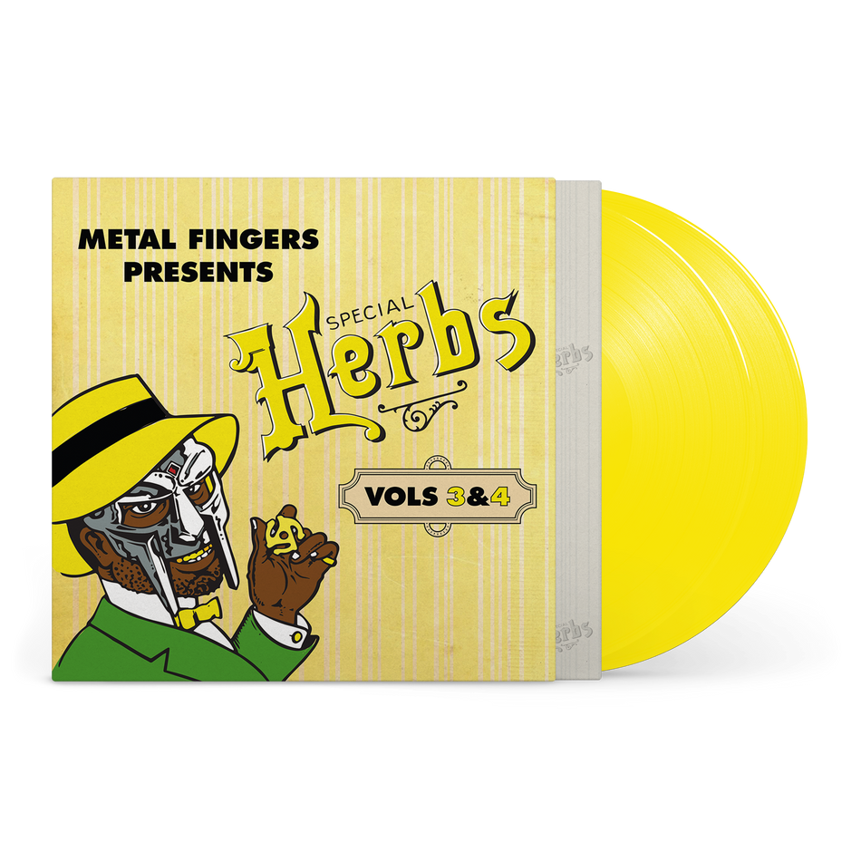 MF DOOM - Special Herbs Vol. 3 & 4 (1LP Lemon Yellow Vinyl)