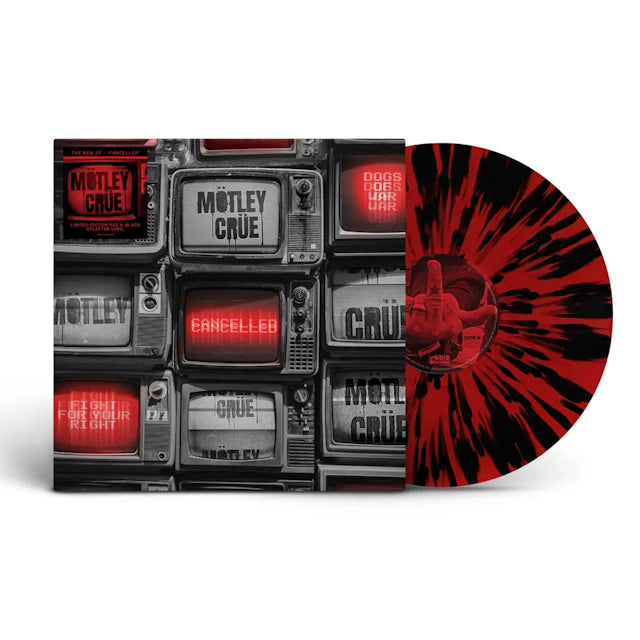 Motley Crue - Cancelled EP (1LP Red & Black Splatter)