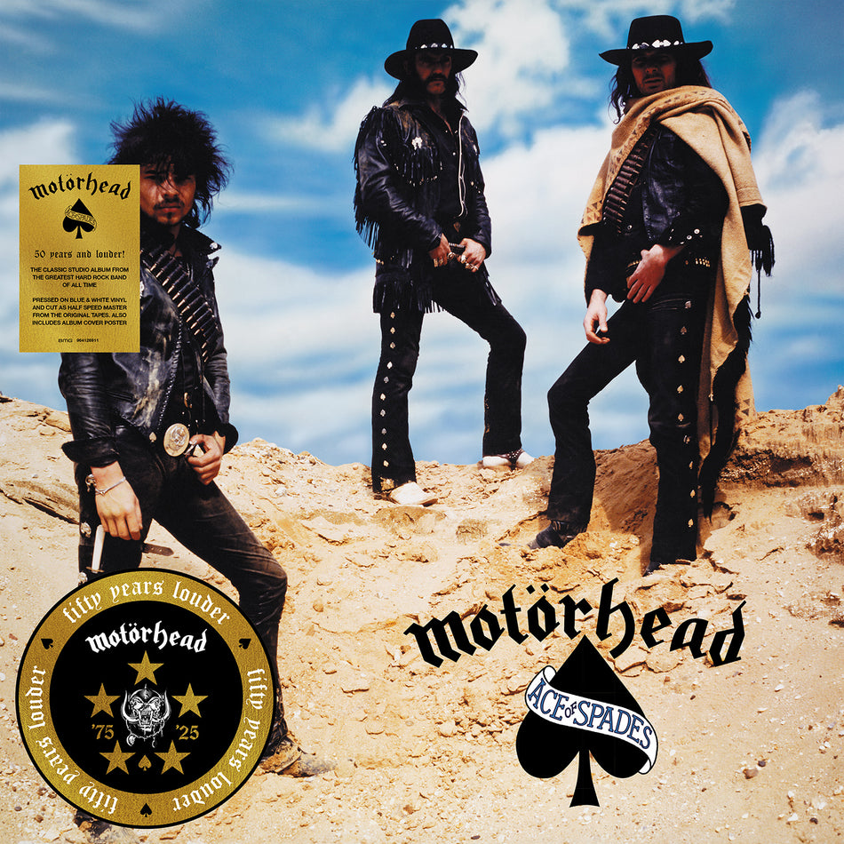 Motorhead - Ace Of Spades - 50th Anniversary (1LP Blue & White Vinyl)