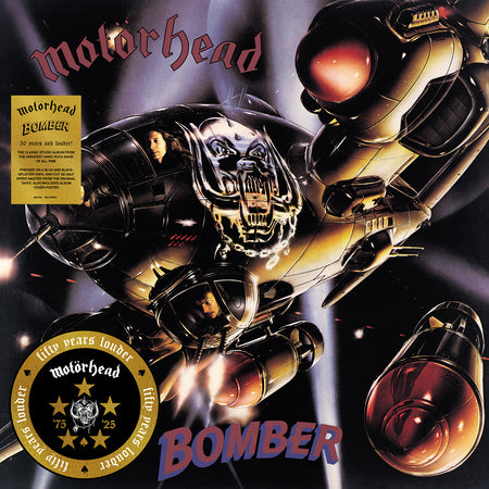 Motorhead - Bomber - 50th Anniversary (1LP Dark Blue & Black Splatter Vinyl)