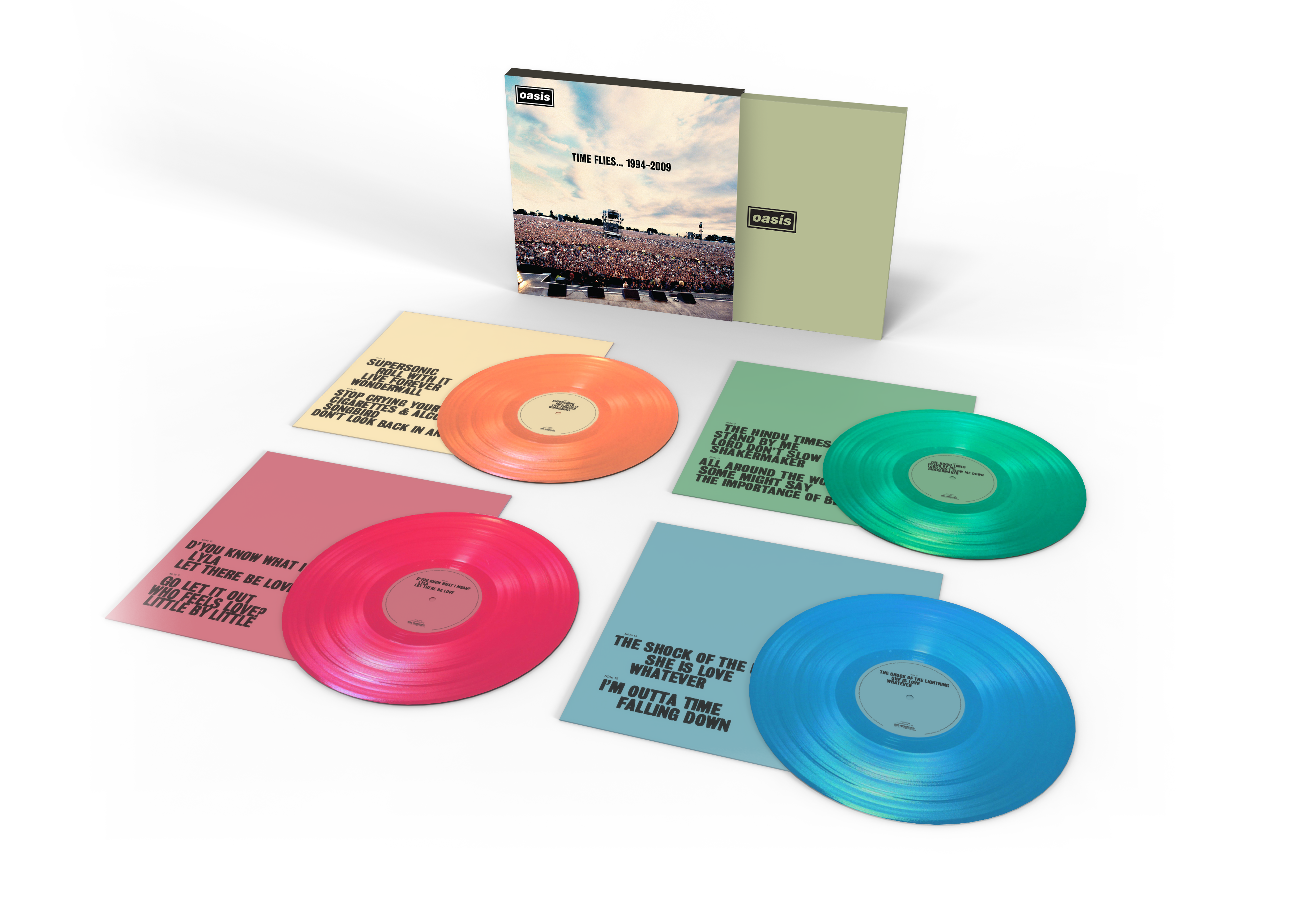 Oasis - Time Flies… 1994 - 2009 - RSD 2025 (4LP Coloured Vinyl)