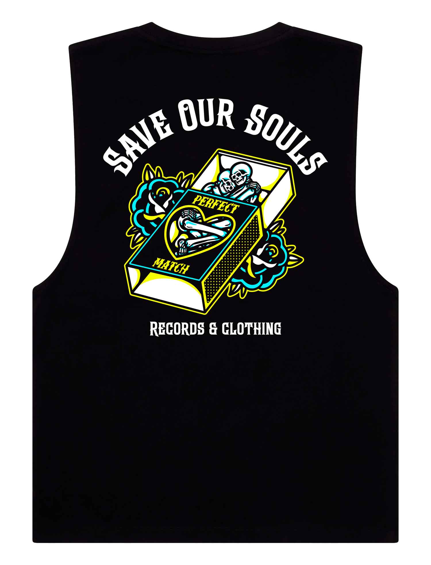 Perfect Match Sleeveless T-Shirt - Save Our Souls Clothing