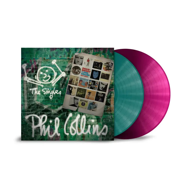Phil Collins - The Singles (2LP Transparent Petrol & Magenta Vinyl)