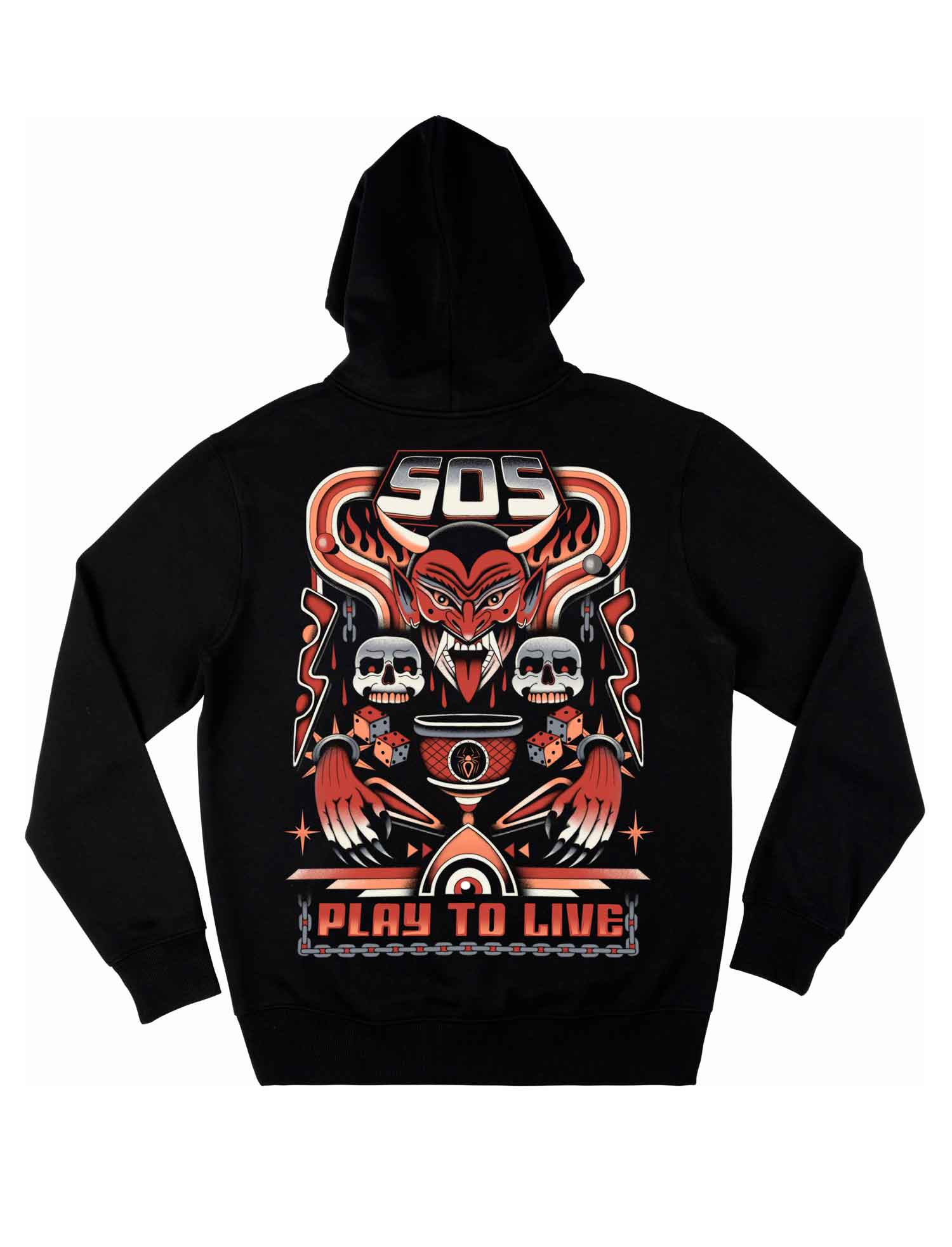 Play To Live Hoodie - Save Our Souls Clothing