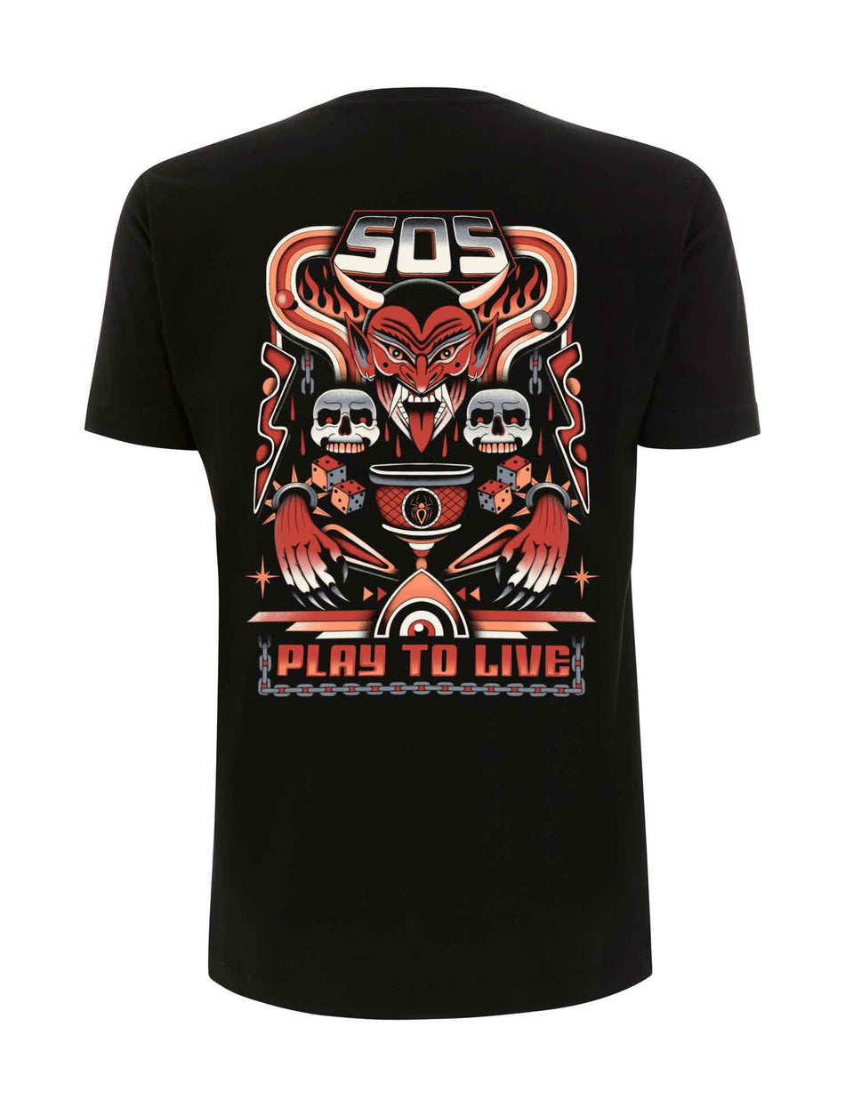 Play To Live T-Shirt - Save Our Souls Clothing