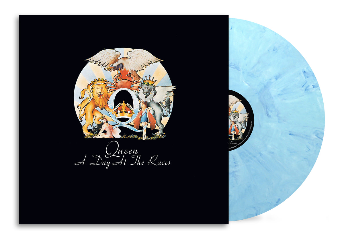 Queen - A Day at the Races (50th Anniversary) (1LP Blue Marbled Vinyl)