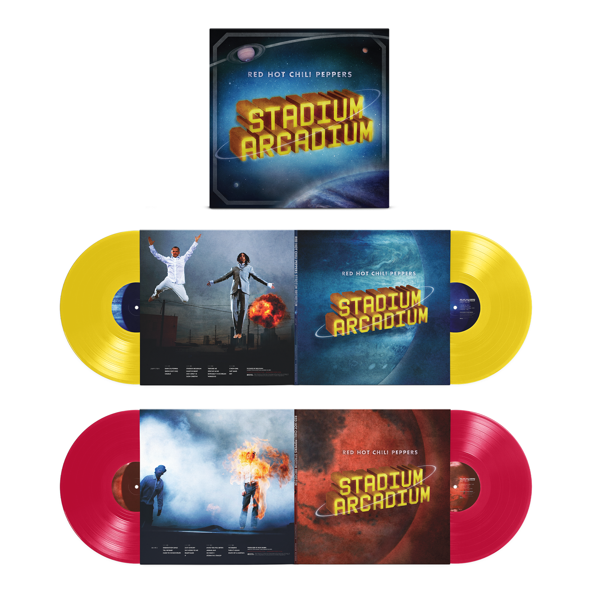 Stadium Arcadium (20th Anniversary) (4LP Canary Yellow & Apple Red Vinyl)