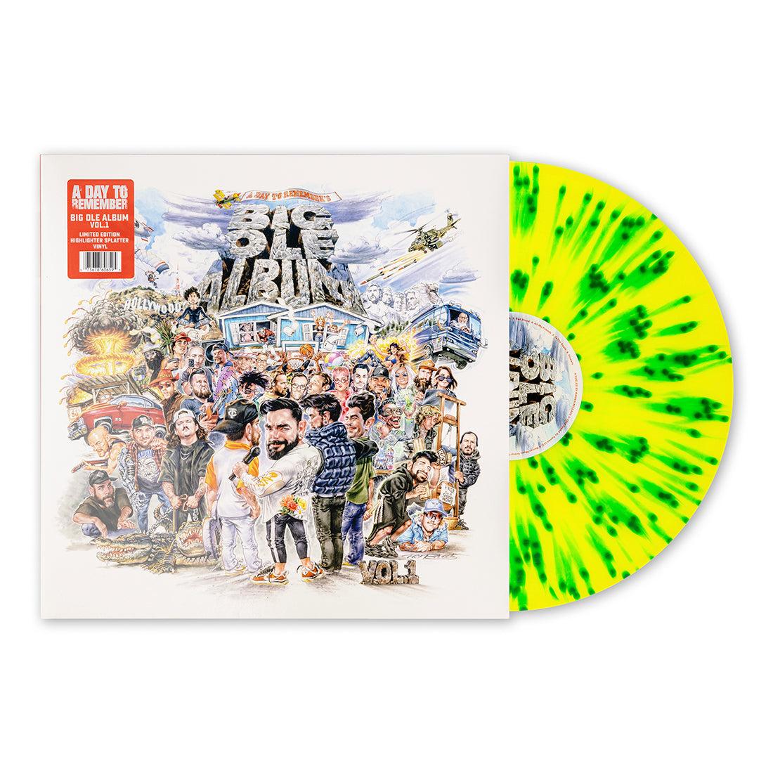 A Day To Remember - Big Ole Album Vol. 1 (1LP Neon Green Splatter Vinyl)
