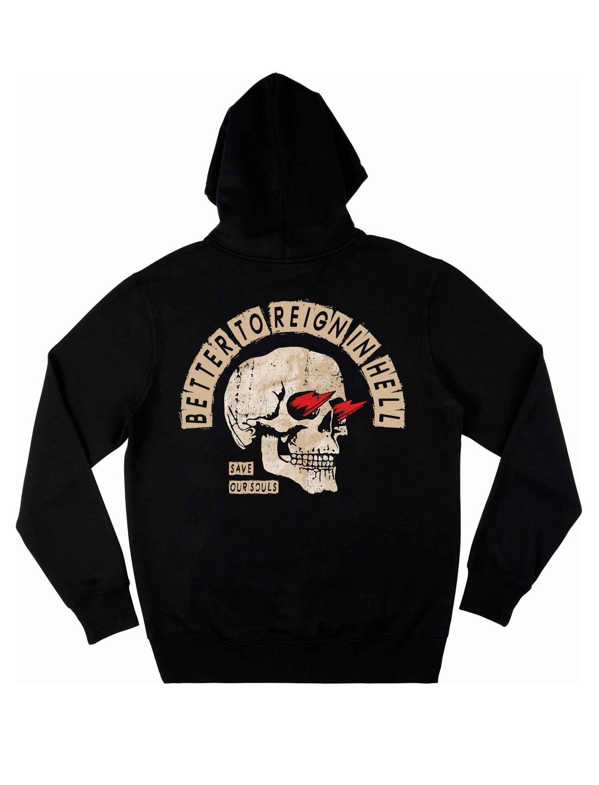 Reign In Hell Hoodie - Save Our Souls Clothing