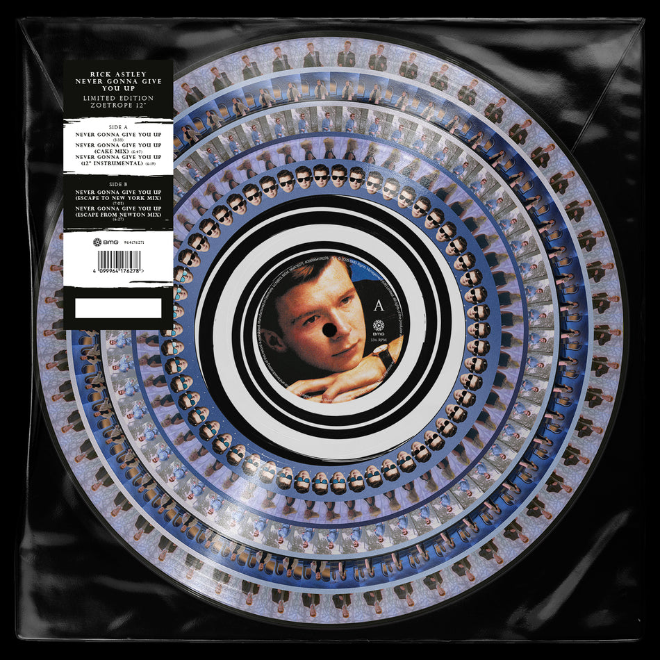 Rick Astley - Never Gonna Give You Up (12" Zoetrope Vinyl)