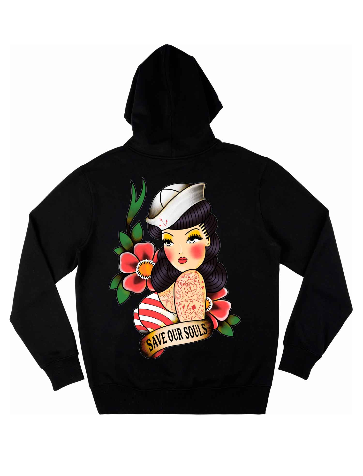 Sailor Girl Hoodie - Save Our Souls Clothing