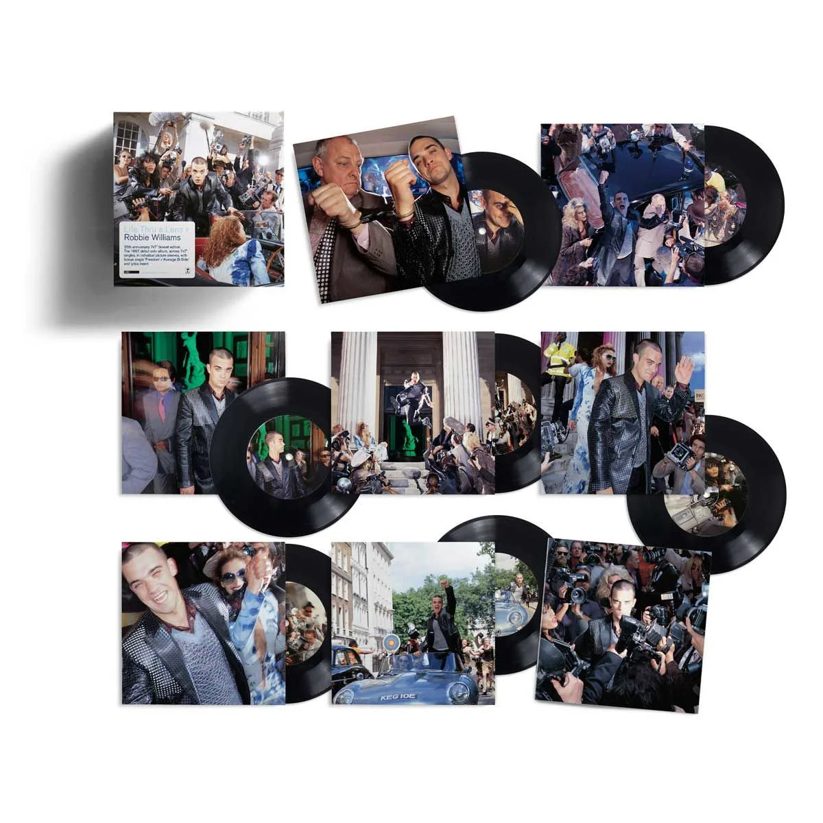 Robbie Williams - Life Thru A Lens (25th Anniversary Edition) (7 x 7")