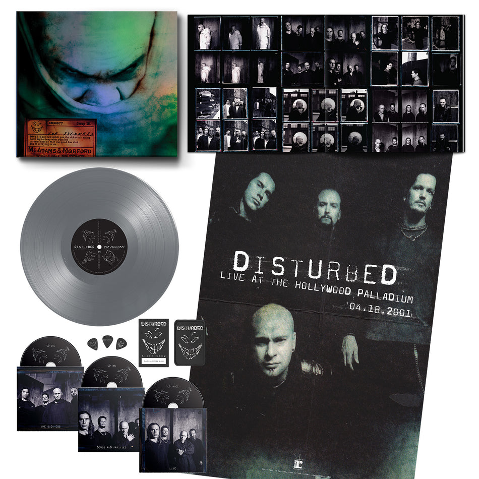 Disturbed - The Sickness - 25th Anniversary (1LP Silver Vinyl + 3CD)