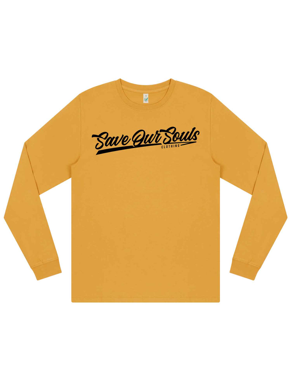 Signature Logo Long Sleeve T-Shirt - Save Our Souls Clothing