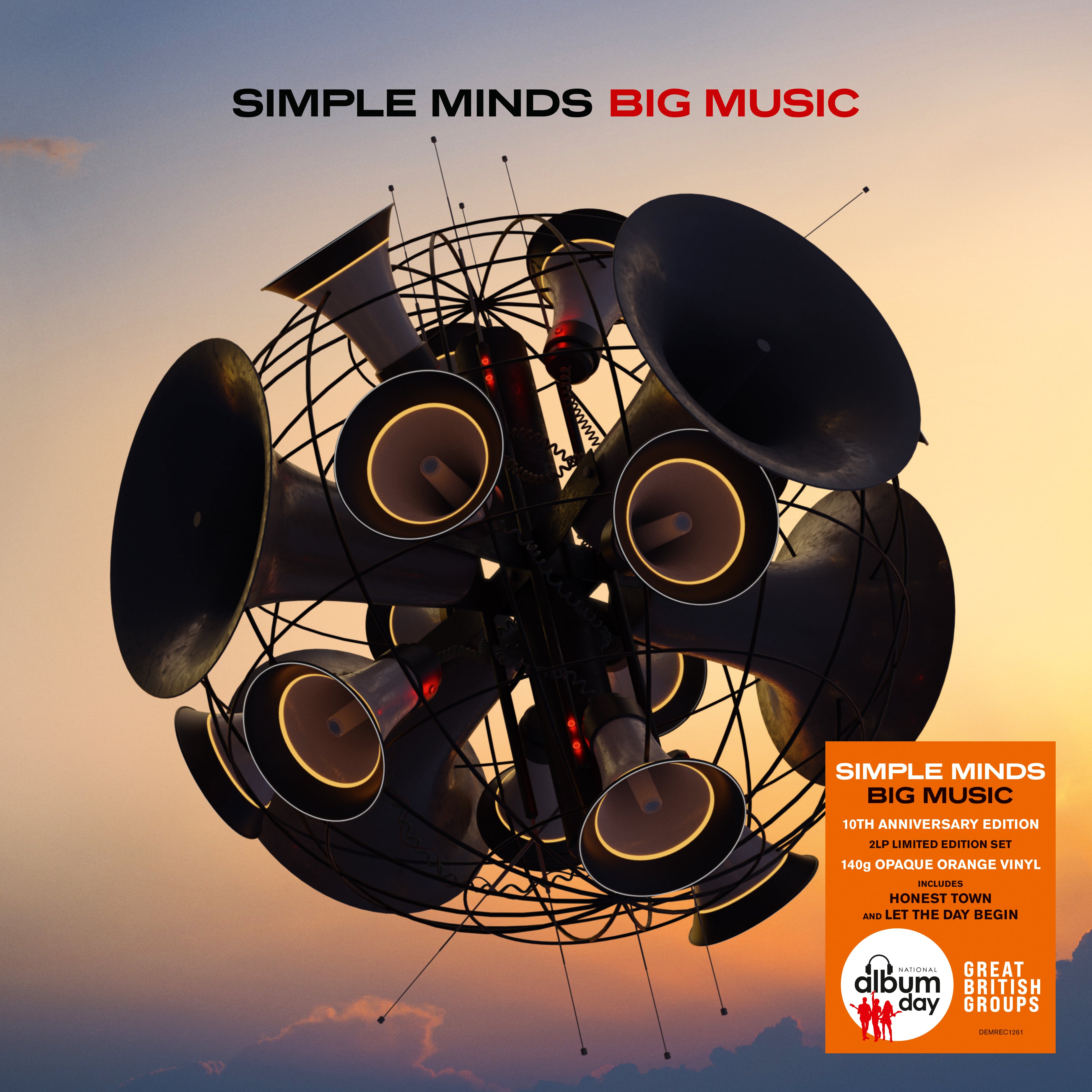 Simple Minds - Big Music: 10th Anniversary - NAD 2024 (2LP Orange Vinyl)