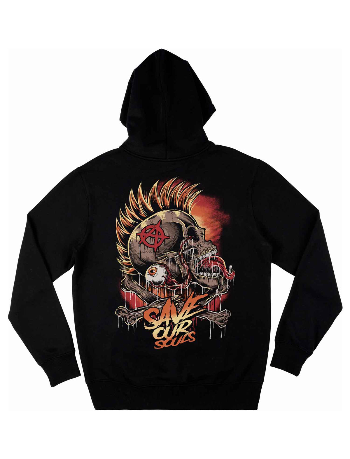 Skull & Bones Hoodie - Save Our Souls Clothing