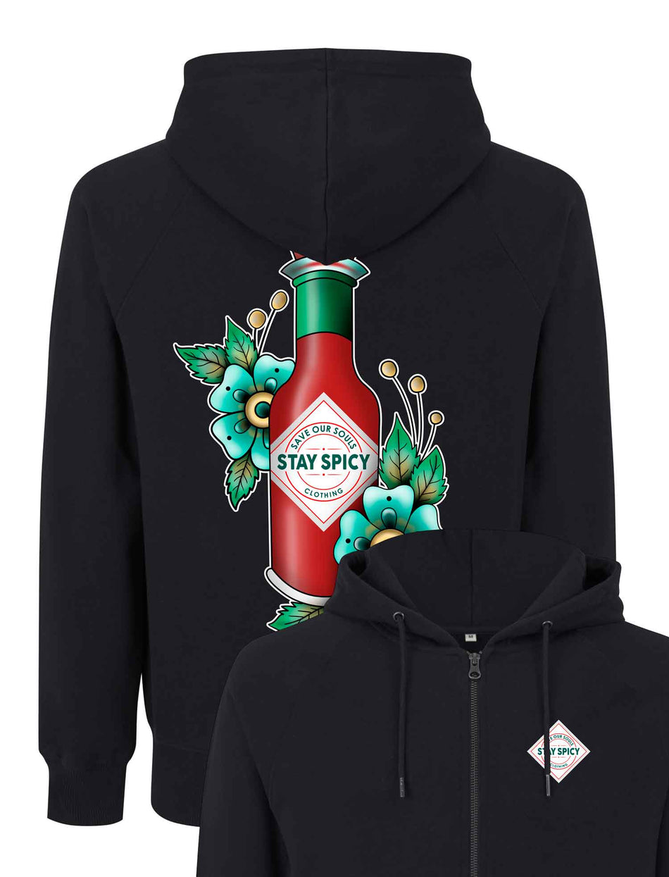 Stay Spicy Zip Hoodie - Save Our Souls Records