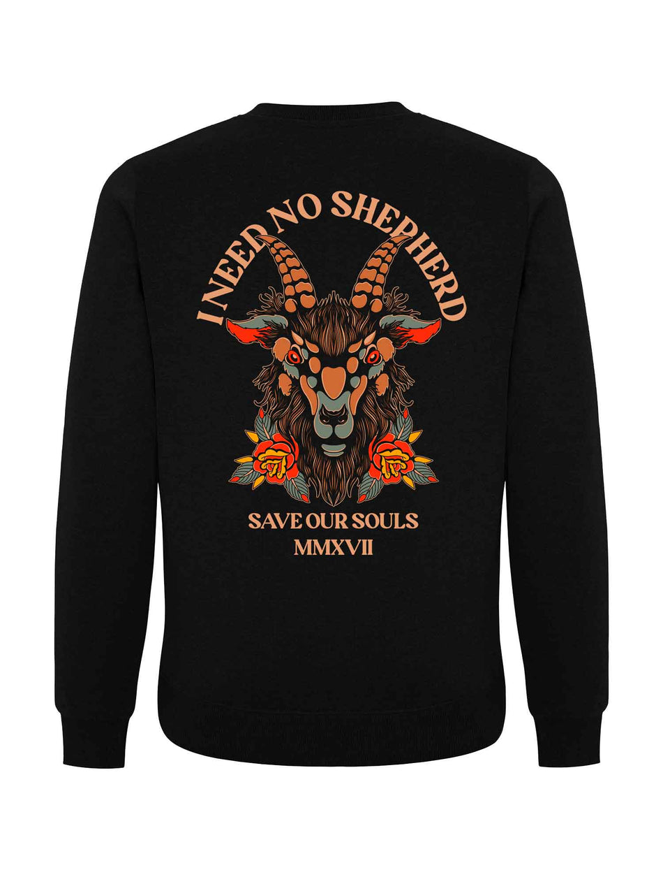 No Shepherd Sweatshirt - Save Our Souls Clothing