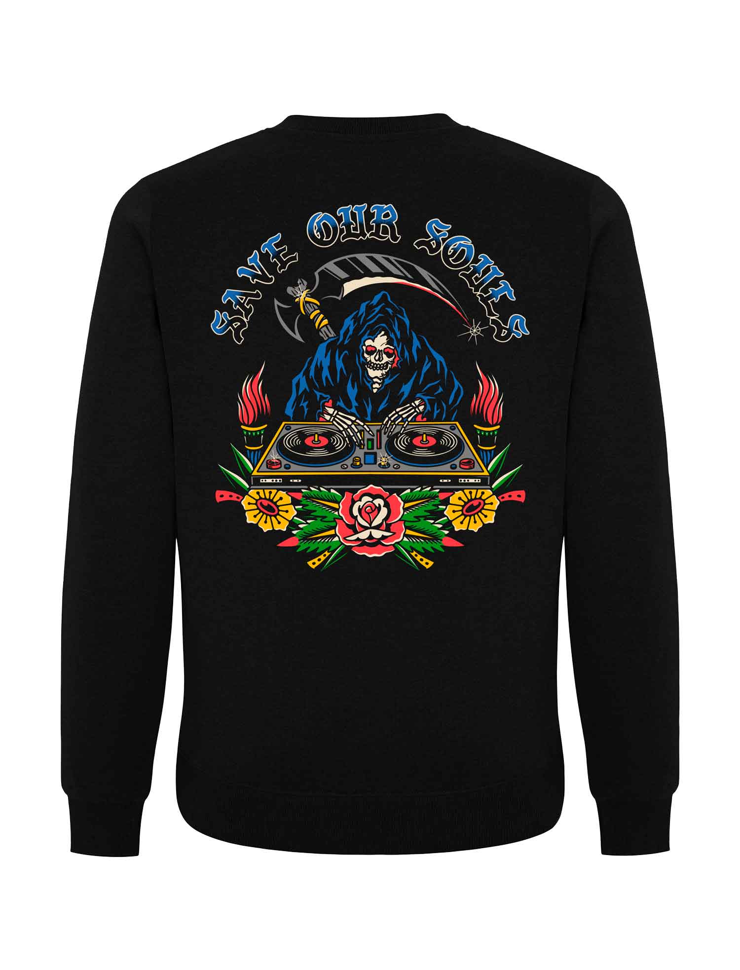 Death On Wax Sweatshirt - Save Our Souls Clothing