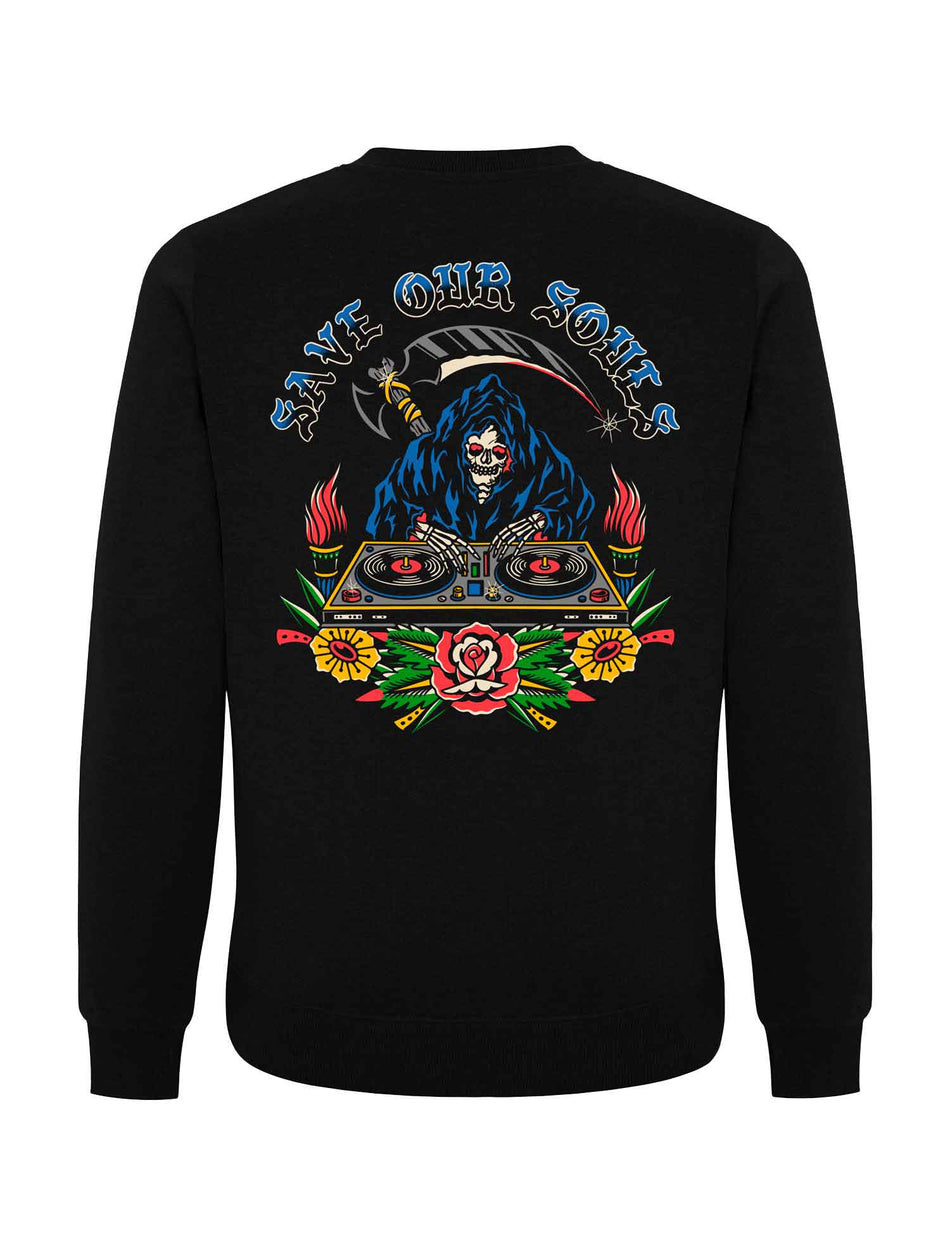 Death On Wax Sweatshirt - Save Our Souls Clothing