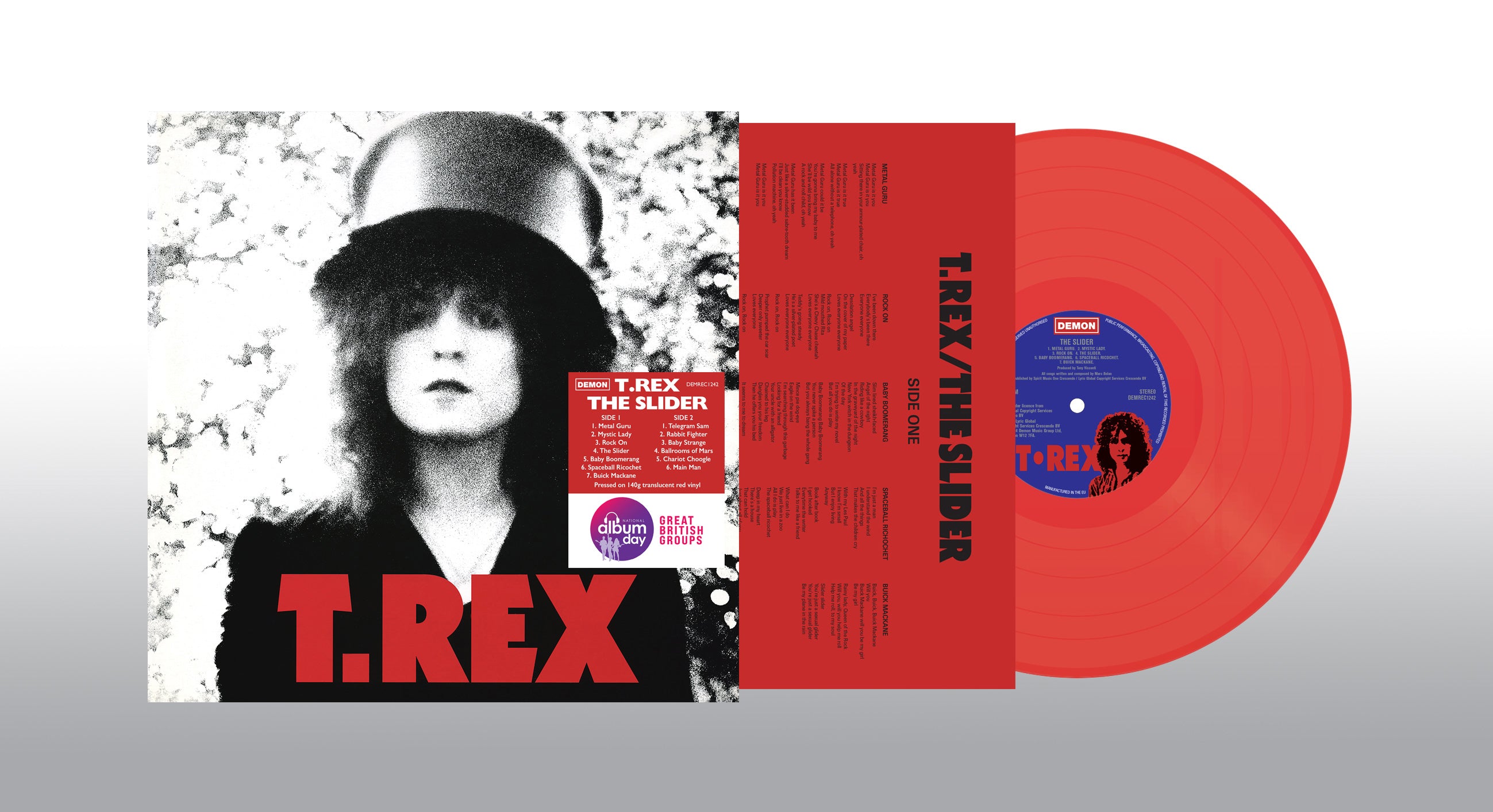 T. Rex - The Slider - NAD 2024 (1LP Red Vinyl)