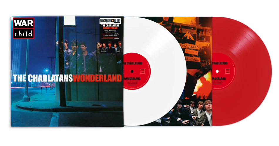 The Charlatans - Wonderland (Deluxe) - RSD 2025 (2LP Red & White Vinyl)