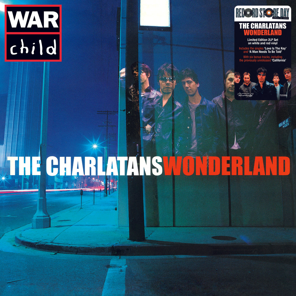 The Charlatans - Wonderland (Deluxe) - RSD 2025 (2LP Red & White Vinyl)