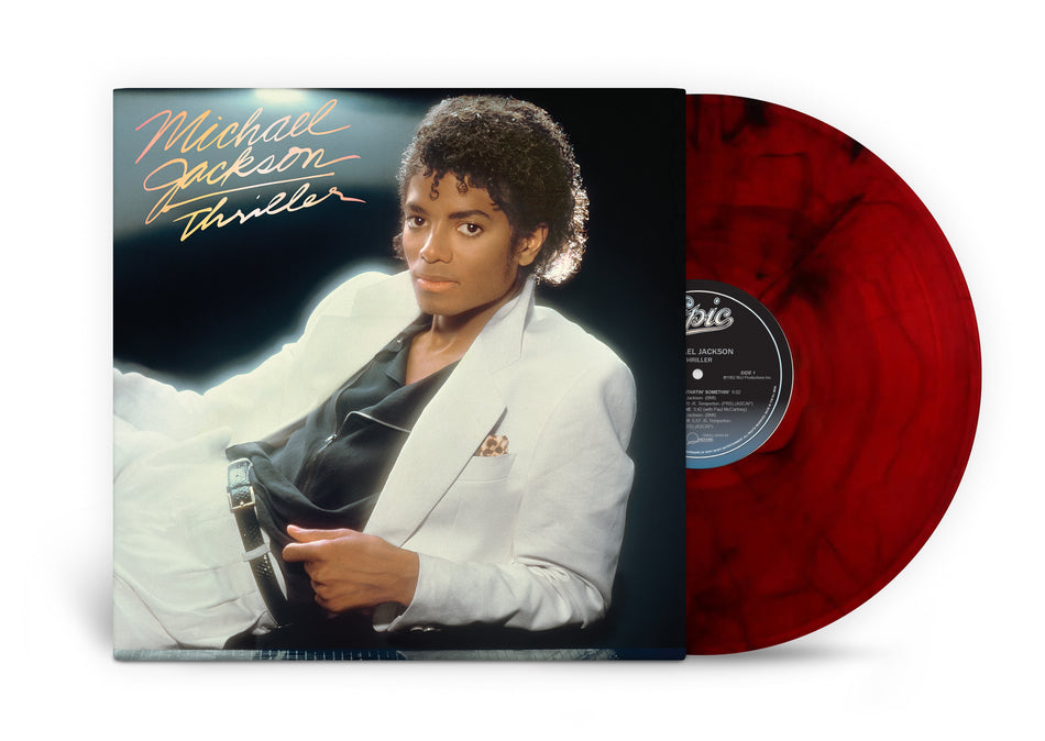 Michael Jackson - Thriller (1LP Red & Black Marble Vinyl)