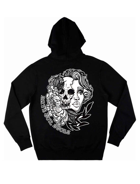 Two Faced Hoodie - Save Our Souls Clothing