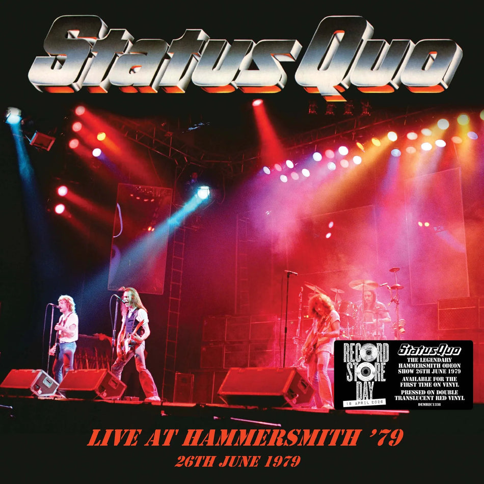 Status Quo - Live In Hammersmith 1979 - RSD 2026 (1LP Translucent Red Vinyl)