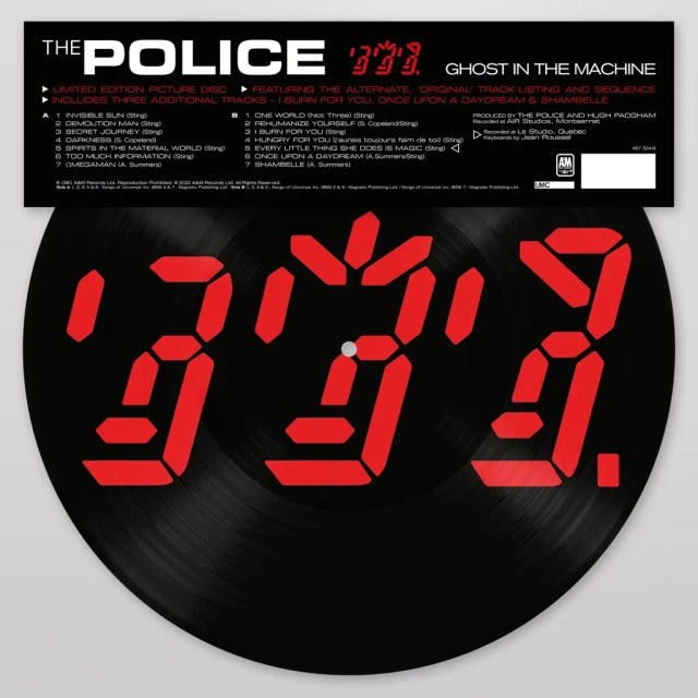 The Police - Ghost In The Machine (1LP Picture Disc)