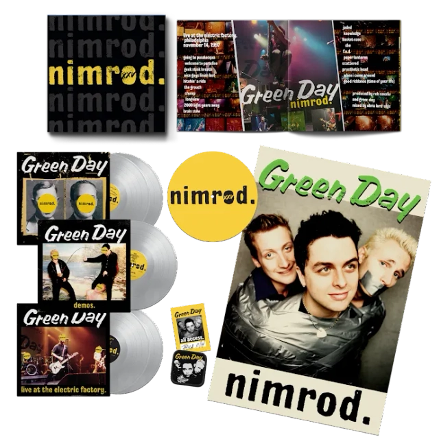 Green Day - Nimrod - 25th Anniversary Edition (5LP Silver Vinyl)