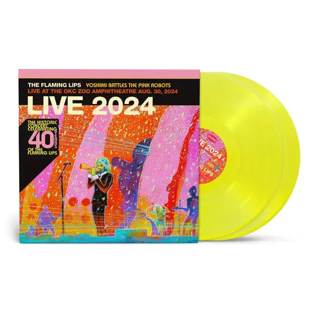Yoshimi Battles The Pink Robots - Live at the Zoo Amphitheatre, Oklahoma City, August 30, 2024 - RSD Black Friday 25 (2LP Yellow Vinyl)