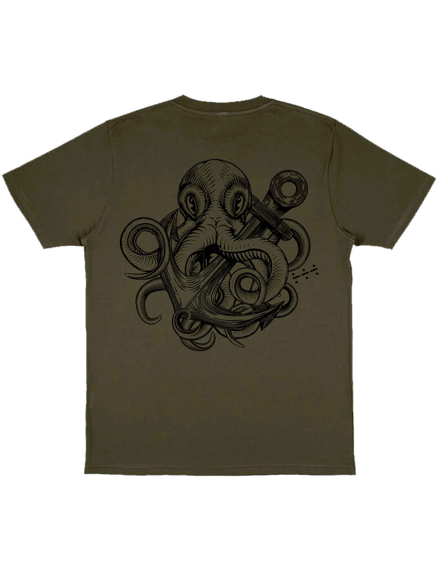 Military Kraken T-Shirt - Save Our Souls Clothing