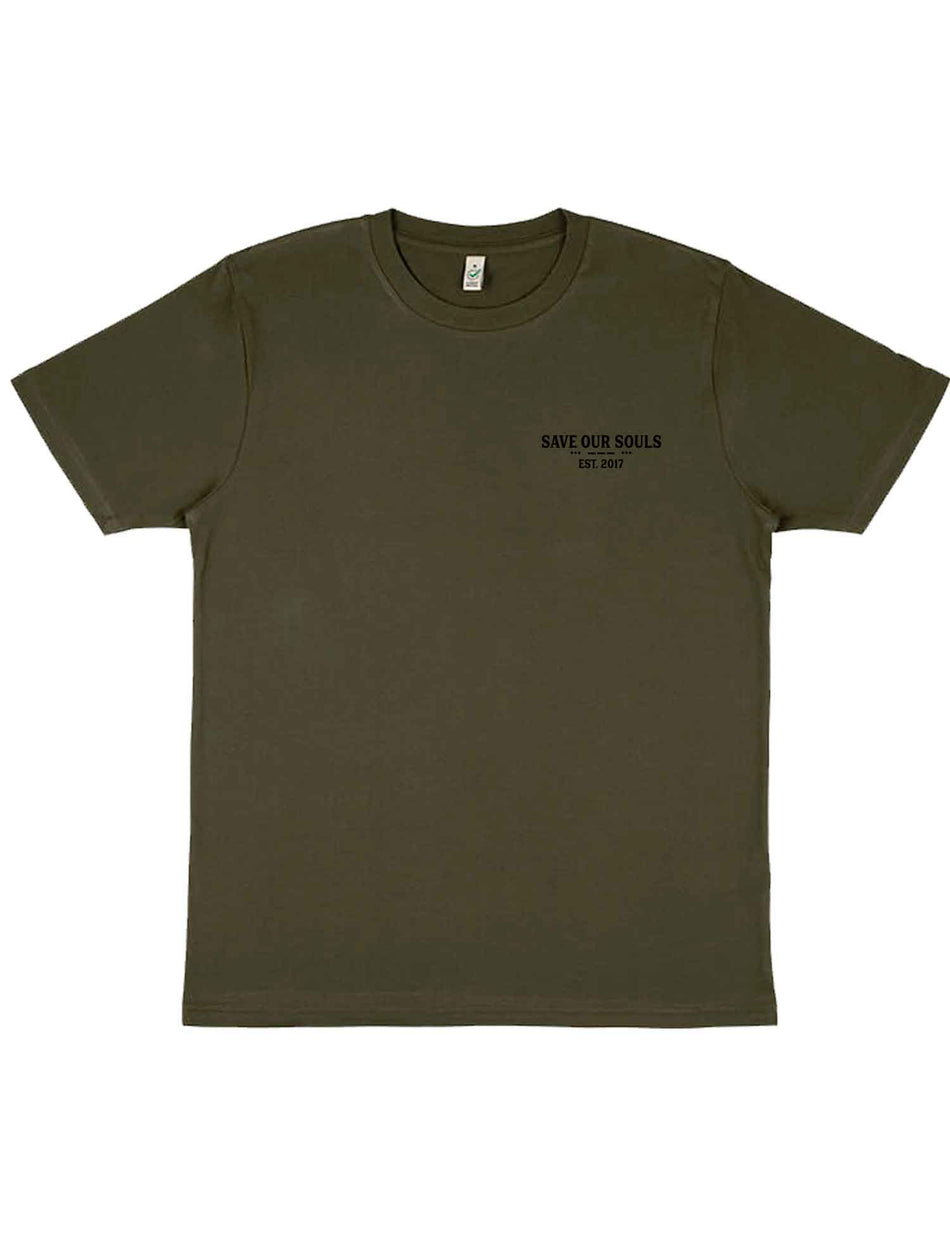 Military Kraken T-Shirt - Save Our Souls Clothing