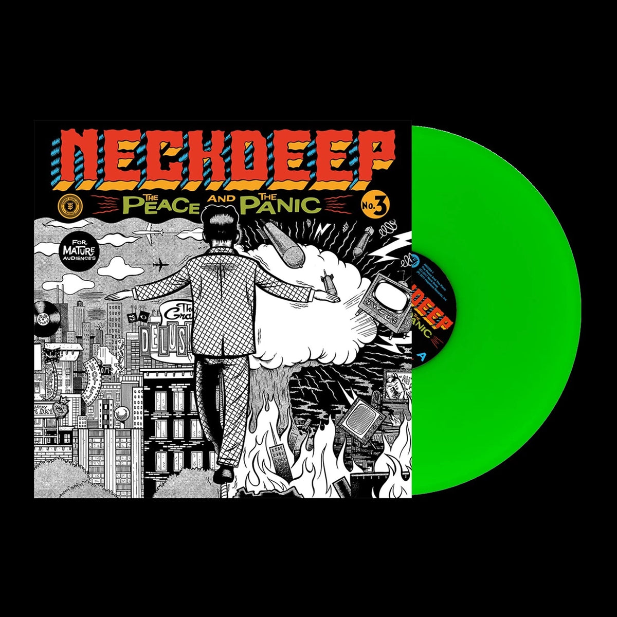 Neck Deep - The Peace and the Panic (1LP Gatefold Neon Green Vinyl)