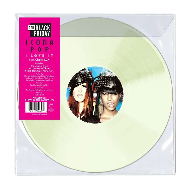Icona Pop - I Love it (Feat Charli XCX) - RSD Black Friday 25 (12" Glow In Dark Vinyl)