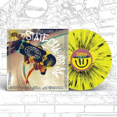 State Champs - Kings Of The New Age (1LP Neon Yellow & Black)