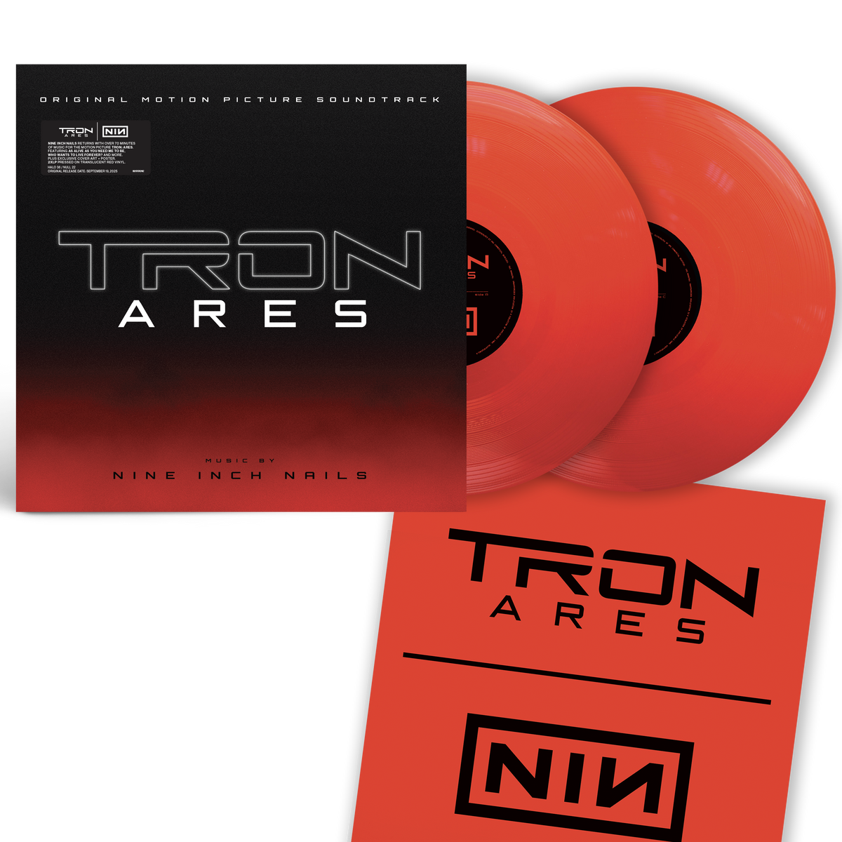 Nine Inch Nails - Tron: Ares Soundtrack (2LP Red Vinyl)