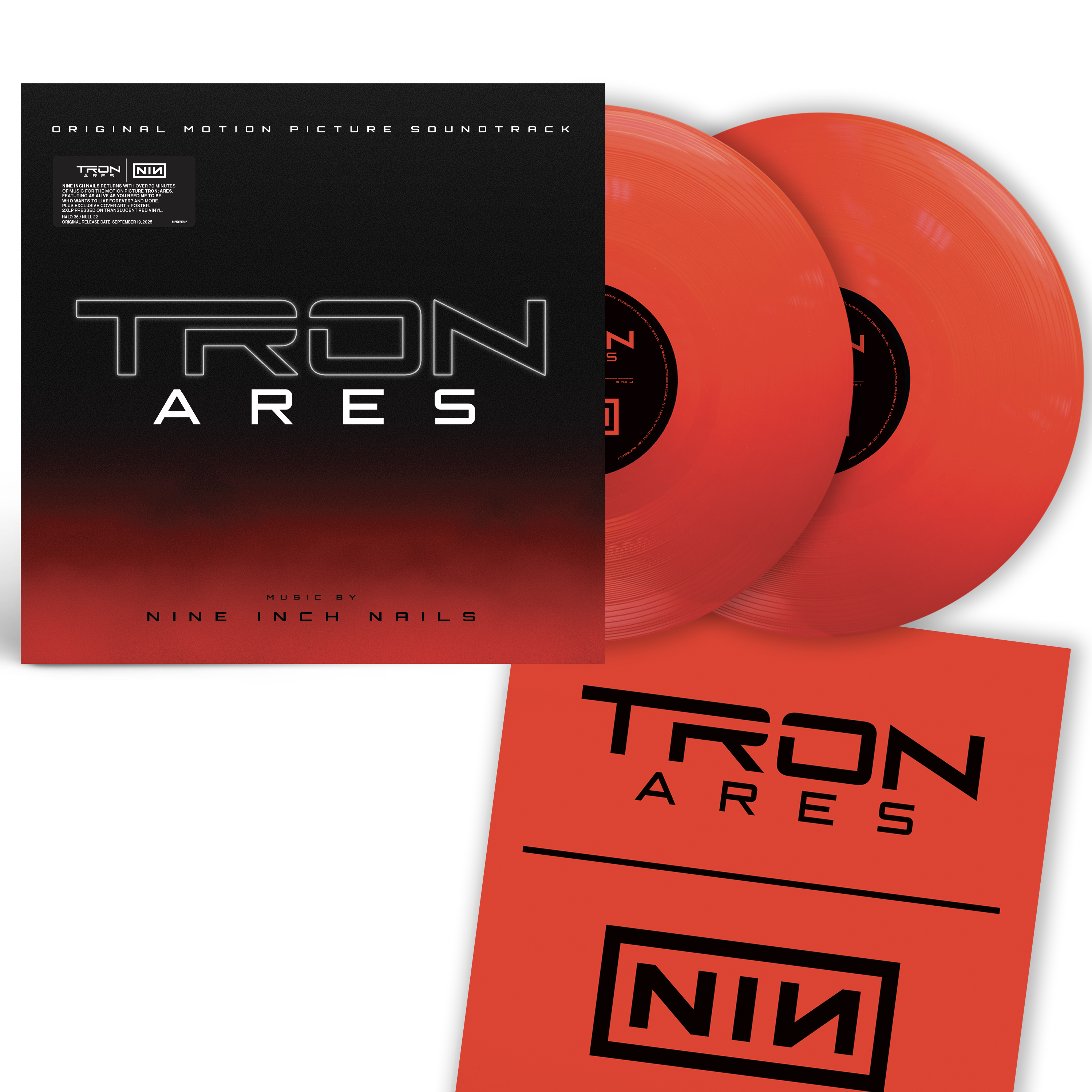 Nine Inch Nails - Tron: Ares Soundtrack (2LP Red Vinyl)